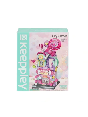 Kp28012 Keeppley City Corner - Sky Candy Shop - Şekerci Dükkanı 358 Parça Yapım Seti