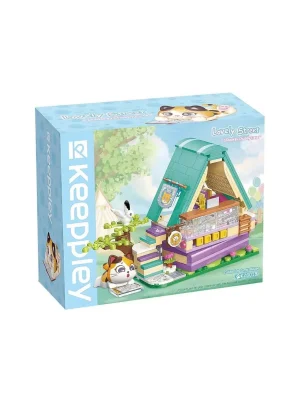Kp28018 Keeppley Lovely Street - Calico Cat Comic House 324 Parça Yapım Seti