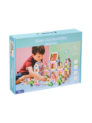 Kzl-2102103 Ahşap Mimari Yapı Blokları  268 Parça