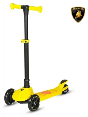 Lb2005 Lamborghini Sarı Renk Scooter Işıklı Tekerlek
