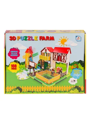 Lc0115 3d Boyutlu Çiftlik Puzzle -laçokids