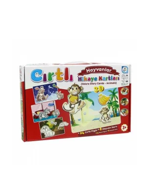 Lc7205 Laço, Cırtlı Hikaye Kartları Hayvanlar