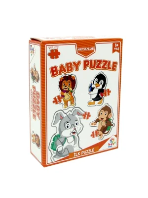 Lc7225 Laço, Baby Puzzle - Hayvanlar - İlk Puzzle / +12 Ay