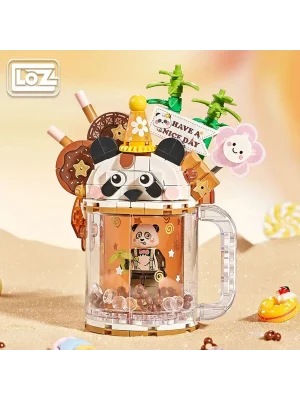 Lz-4206 Loz Panda Ayı Dondurma Kupası 297 Parça Block Oyuncak