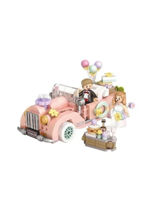 Lz-4210 Loz Eski Model Düğün Arabası 290 Parça Block Oyuncak