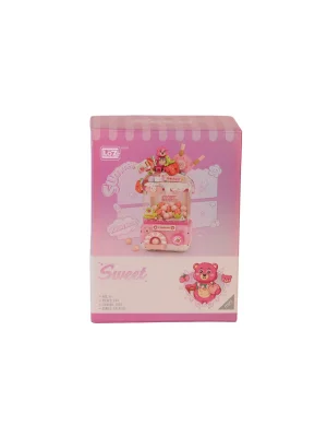 Lz1680 Loz Sevimli Gashapon Makineleri Pembe  Block Oyuncak 428 Parça