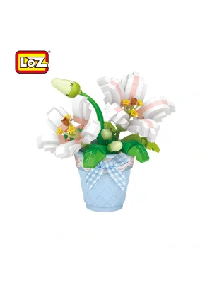 Lz8837 Loz  Saksılı Zambak Block Oyuncak 240 Parça