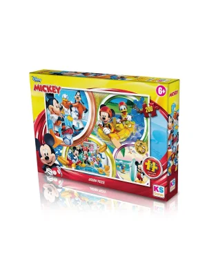 Mch 113 Mickey Mouse 200 Parça Puzzle -ks Puzzle