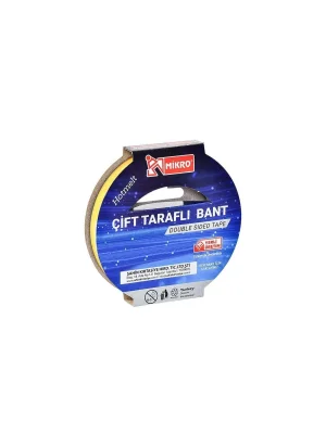 Mikro Çift Taraflı Bant 12Mmx25Mt Bnt-100