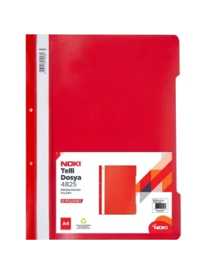Noki Eco Telli Dosya ( A4 Kırmızı )