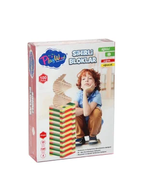 Ony-358	ahşap 100 Parça Sihirli Bloklar