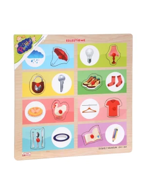 Ony-369-370 Ahşap Tutmalı Eşleştirme İlişkili Nesneler -onyıl