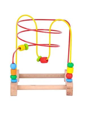 Ony-410 Ahşap Boncuklu Koordinasyon -onyıl Oyuncak