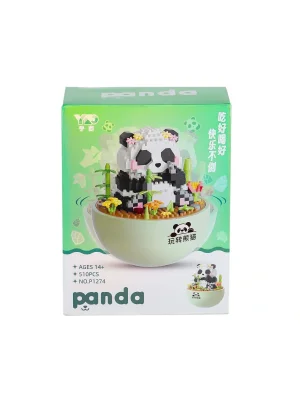 P1274 Panlos Panda Blok Seti 510 Parça -vagon Life