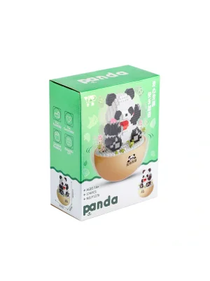 P1276 Panlos Panda 574 Parça Blok Seti -vagon Life