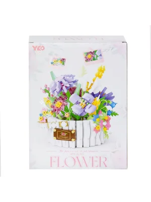 P1295 Panlos Çiçek Buketi 1466 Parça Blok Seti -vagon Life