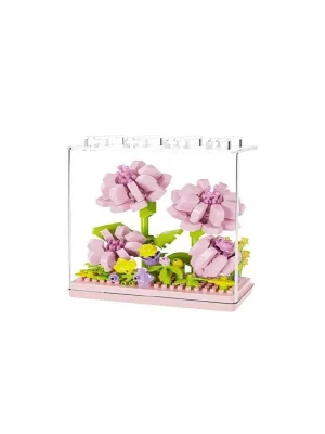 P2504 Panlos Pembe Papatya Model 183 Parça Block Oyuncak