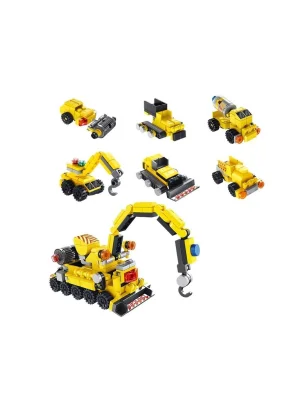 P605002 6 İn 1 Sarı Yumurta Model 45 Parça Block Oyuncak