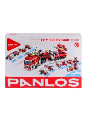 P633009 Panlos Şehir İtfaiyesi 557 Parça Blok Seti -vagon Life