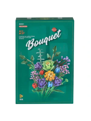 P655001 Panlos Çiçek Buketi 999 Parça Blok Seti -vagon Life