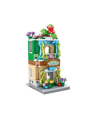 P657037 Panlos Çiçek Dükkanı 280 Parça Block Oyuncak