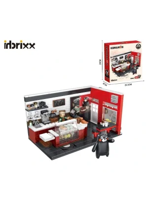 P880013 Panlos Kumamoto Ayısı Kafe 426 Parça Block Oyuncak