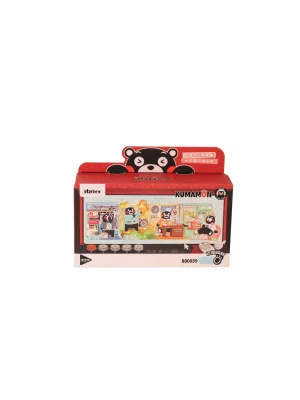 P880039 Panlos Kumamoto Ayısı İşçileri 375 Parça Block Oyuncak