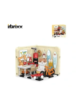 P885008 Panlos Kedi Çalışma 238 Parça Odası Block Oyuncak