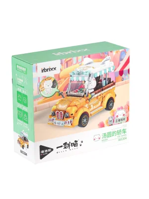 P885304 Panlos Brick - One Meow Serisi - Tangyuanın Arabası 622 Parça Yapım Seti