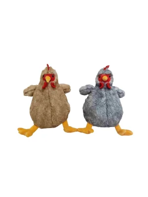 Pb31557-23 Peluş Oturan Tavuk 23 Cm