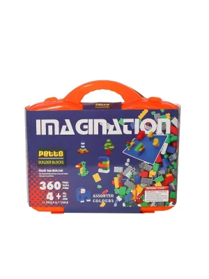 Pbb360-1 Çantalı Petto Blok Seti 360 Parça-gepettoys