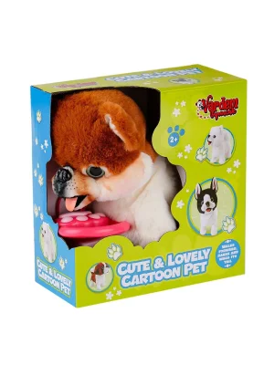 Pr66699-26 Yürüyen Tasmalı Peluş Köpek