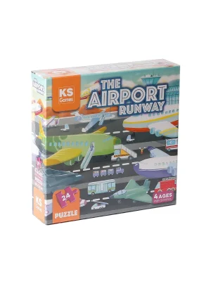 Prs 32707 The Airport Runway Pre School Puzzle -kspuzzle