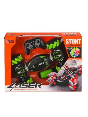 RQ3034-1 Kumandalı Bilekten Kontrol Işıklı Müzikli Stunt Araba -vardem Oyuncak