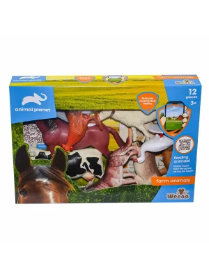 Sh-d5904 Kutulu 12 Parça Çiftlik Hayvanları - Vardem Oyuncak