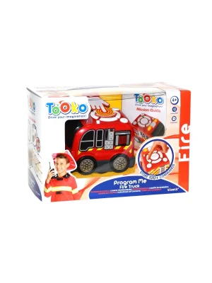Sıl/81470 Silverlit Tooko Programlanabilen İtfaiye Aracı Oyun Seti