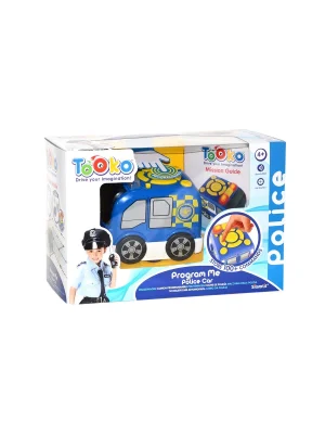Sıl/81471 Silverlit Tooko Programlanabilen Polis Aracı Oyun Seti