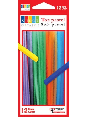 SÜDOR TOZ PASTEL 12 RENKSÜDOR TOZ PASTEL 12 RENK