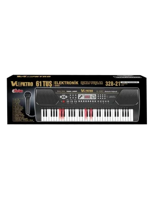 Tfl-328-21 Vlektro Kutulu 61 Tuş Büyük Lcd Ekranlı Elektronik Büyük Org