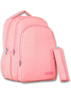 Ümit - 4168 - Çanta Cennec Pembe Kalemlikli Ortaokul Lise