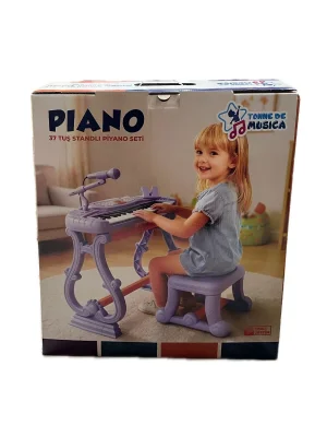 Urt033-003 Ayaklı 37 Tuş Piano Org - Lila