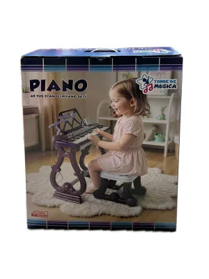 Urt034-003 Ayaklı 49 Tuş Piano Org - Mor