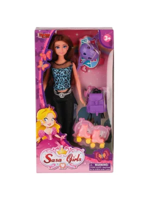 Wg-115070  Aksesuarlı Patenci Bebek 29 Cm - Vardem Oyuncak