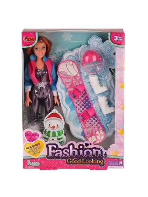 Wg-66730-66731 Aksesuarlı Kayakçı Bebek 29 Cm -vardem Oyuncak