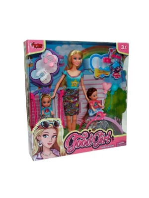 Wg-66749 Kutulu 29 Cm  2 Çocuklu Parkta Bebek - Vardem Oyuncak