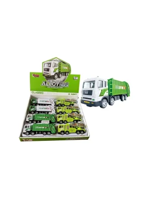 Yh-711-57a Sürtmeli Metal 1:50 Çöp Kamyonu