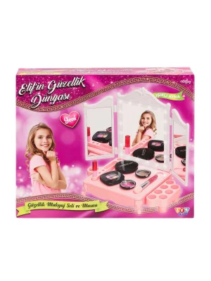 Zey2044 Led Işıklı Elifin Güzellik Dünyası Makyaj Seti -zey Toys