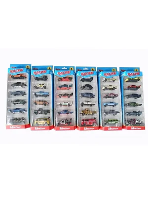 ZQ11316-vardem Kartela 1:64 Metal 6 Parça Araba Seti