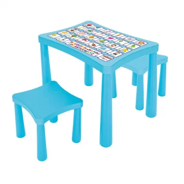 03 493 Storym İki Tabureli Masa Mavi