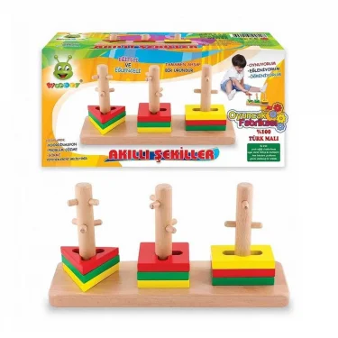 054kr Karsan Ahşap Akıllı Şekiller